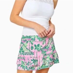 NWT Lilly Pulitzer Fern Skort size medium, mandevilla baby print